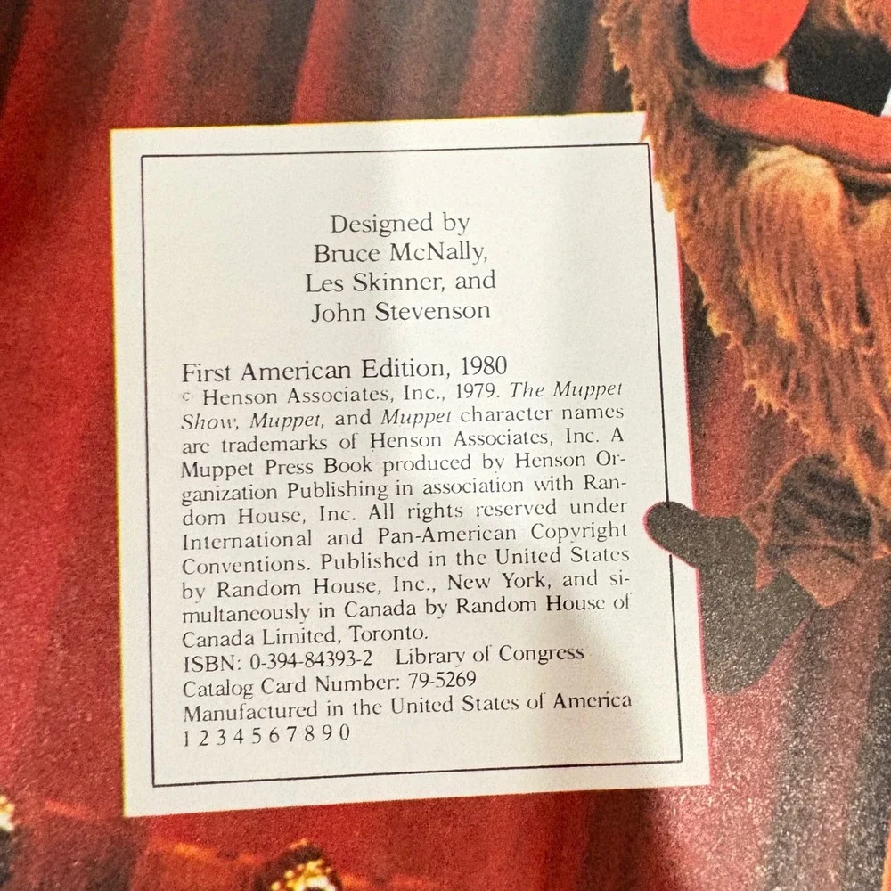 Muppet Madness First Edition 1980 Random House Jim Henson Vintage Activity Book